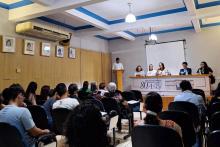 Palestras e homenagens na Semana de Enfermagem  e lançamento dos 80 anos do curso. Foto: Diane Maués (CCBS).