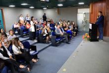 Cerimônia de assinatura do acordo entre Uepa e Hemopa. Na foto, o Presidente do Hemopa, Paulo André Bezerra. Foto: Sidney Oliveira /Ascom Uepa.