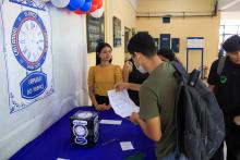 Celebração em comemoração aos 15 anos de existência do Campus XX de Castanhal. Na foto, alunos participam da Capsula do Tempo. Foto: Sidney Oliveira/Ascom Uepa.