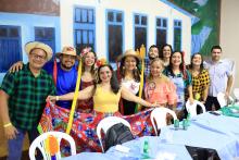 Na sexta-feira, 13, foi realizado o "Arraiá da Uepa", no clube Cassazum. Na ocasião teve disputa de miss. Foto: Sidney Oliveira/Ascom Uepa