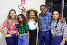 Na sexta-feira, 13, foi realizado o "Arraiá da Uepa", no clube Cassazum. Na ocasião teve disputa de miss. Foto: Sidney Oliveira/Ascom Uepa