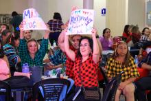 Na sexta-feira, 13, foi realizado o "Arraiá da Uepa", no clube Cassazum. Na ocasião teve disputa de miss. Foto: Sidney Oliveira/Ascom Uepa