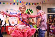 Na sexta-feira, 13, foi realizado o "Arraiá da Uepa", no clube Cassazum. Na ocasião teve disputa de miss. Foto: Sidney Oliveira/Ascom Uepa