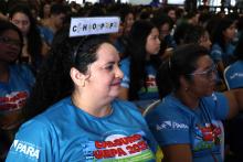 Acolhimento e palavras de incentivo marcaram a Aula Magna dos calouros 2025 da Universidade do Estado do Pará (Uepa), realizada nesta terça-feira, 15, em Belém. Foto: Sidney Oliveira/ Ascom Uepa
