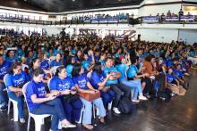 Acolhimento e palavras de incentivo marcaram a Aula Magna dos calouros 2025 da Universidade do Estado do Pará (Uepa), realizada nesta terça-feira, 15, em Belém. Foto: Sidney Oliveira/ Ascom Uepa