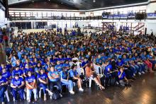 Acolhimento e palavras de incentivo marcaram a Aula Magna dos calouros 2025 da Universidade do Estado do Pará (Uepa), realizada nesta terça-feira, 15, em Belém. Foto: Sidney Oliveira/ Ascom Uepa