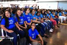 Acolhimento e palavras de incentivo marcaram a Aula Magna dos calouros 2025 da Universidade do Estado do Pará (Uepa), realizada nesta terça-feira, 15, em Belém. Foto: Sidney Oliveira/ Ascom Uepa