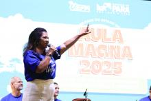 A vice-reitora Ilma Pastana ressaltou o papel singular da Uepa na oferta de cursos exclusivos na rede pública de ensino superior do estado, como Engenharia de Software, Ciências da Religião, Secretariado Executivo Trilíngue, Saúde Coletiva e Licenciatura Intercultural Indígena. Foto: Sidney Oliveira/Ascom Uepa