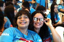 Acolhimento e palavras de incentivo marcaram a Aula Magna dos calouros 2025 da Universidade do Estado do Pará (Uepa), realizada nesta terça-feira, 15, em Belém. Foto: Sidney Oliveira/ Ascom Uepa