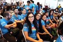 Acolhimento e palavras de incentivo marcaram a Aula Magna dos calouros 2025 da Universidade do Estado do Pará (Uepa), realizada nesta terça-feira, 15, em Belém. Foto: Sidney Oliveira/ Ascom Uepa