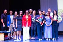 A abertura do evento contou com a presença da vice-reitora, Ilma Pastana, além de autoridades do poder legislativo na abertura do evento. Foto: Yago Brito/Campus de Parauapebas