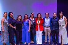 A abertura do evento contou com a presença da vice-reitora, Ilma Pastana, além de autoridades do poder legislativo na abertura do evento. Foto: Yago Brito/Campus de Parauapebas