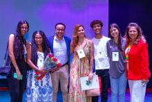 A abertura do evento contou com a presença da vice-reitora, Ilma Pastana, além de autoridades do poder legislativo na abertura do evento. Foto: Yago Brito/Campus de Parauapebas