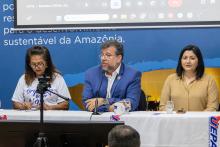 Ilma Pastana, Clay Chagas e Acylena Coelho, pró-reitora de graduação da Uepa