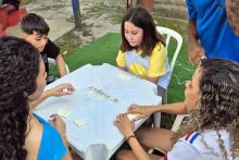 A brinquedoteca Joana D’arc promoveu atividades lúdicas gratuitas para crianças, jovens, e até para adultos e idosos da comunidade. 