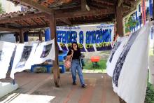 Exposição fotográfica durante o evento. Foto: Sidney Oliveira/Ascom Uepa.