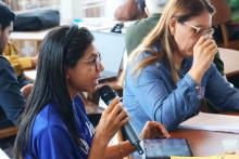 Público participa das discussões