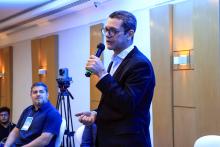 Na manhã desta quinta - feira, 27, foi realizada a abertura da ll Fórum de Educação à Distância: Metodologia, Recurso e Prática. Na foto, o Pró-Reitor de Graduação, Ednaldo Apóstolo. Foto: Sidney Oliveira/Ascom Uepa.