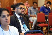 Na manhã desta quinta - feira, 27, foi realizada a abertura da ll Fórum de Educação à Distância: Metodologia, Recurso e Prática. Na foto, o conferencista Dr Carlos Jaques. Foto: Sidney Oliveira/Ascom Uepa.