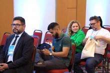 Na manhã desta quinta - feira, 27, foi realizada a abertura da ll Fórum de Educação à Distância: Metodologia, Recurso e Prática. Foto: Sidney Oliveira/Ascom Uepa.