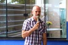 A nova copa da do Campus lll da Escola Superior de Educação Física foi entregue na manhã desta segunda-feira, 30. Na foto, Carlos Capela, Pró-reitor de gestão. Foto: Sidney Oliveira/Ascom uepa