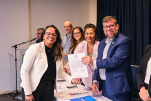 Na terça-feira, 9, foi realizada as cerimônias de posse e recondução de cargo dos chefes de departamento e coordenadores de curso dos Centros de Ciências Sociais e Educação (CCSE), Centro de Ciências Biológicas e da Saúde (CCBS) e Centro de Ciências Naturais e Tecnologia (CCNT).