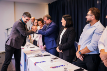 Na terça-feira, 9, foi realizada as cerimônias de posse e recondução de cargo dos chefes de departamento e coordenadores de curso dos Centros de Ciências Sociais e Educação (CCSE), Centro de Ciências Biológicas e da Saúde (CCBS) e Centro de Ciências Naturais e Tecnologia (CCNT).