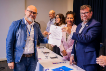 Na terça-feira, 9, foi realizada as cerimônias de posse e recondução de cargo dos chefes de departamento e coordenadores de curso dos Centros de Ciências Sociais e Educação (CCSE), Centro de Ciências Biológicas e da Saúde (CCBS) e Centro de Ciências Naturais e Tecnologia (CCNT).