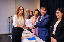 Na terça-feira, 9, foi realizada as cerimônias de posse e recondução de cargo dos chefes de departamento e coordenadores de curso dos Centros de Ciências Sociais e Educação (CCSE), Centro de Ciências Biológicas e da Saúde (CCBS) e Centro de Ciências Naturais e Tecnologia (CCNT).