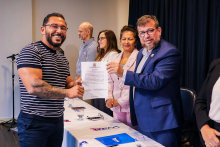 Na terça-feira, 9, foi realizada as cerimônias de posse e recondução de cargo dos chefes de departamento e coordenadores de curso dos Centros de Ciências Sociais e Educação (CCSE), Centro de Ciências Biológicas e da Saúde (CCBS) e Centro de Ciências Naturais e Tecnologia (CCNT).
