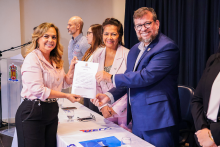 Na terça-feira, 9, foi realizada as cerimônias de posse e recondução de cargo dos chefes de departamento e coordenadores de curso dos Centros de Ciências Sociais e Educação (CCSE), Centro de Ciências Biológicas e da Saúde (CCBS) e Centro de Ciências Naturais e Tecnologia (CCNT).