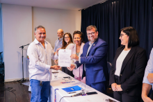 Na terça-feira, 9, foi realizada as cerimônias de posse e recondução de cargo dos chefes de departamento e coordenadores de curso dos Centros de Ciências Sociais e Educação (CCSE), Centro de Ciências Biológicas e da Saúde (CCBS) e Centro de Ciências Naturais e Tecnologia (CCNT).