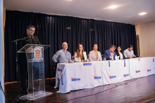 Na terça-feira, 9, foi realizada as cerimônias de posse e recondução de cargo dos chefes de departamento e coordenadores de curso dos Centros de Ciências Sociais e Educação (CCSE), Centro de Ciências Biológicas e da Saúde (CCBS) e Centro de Ciências Naturais e Tecnologia (CCNT).