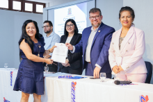 Na terça-feira, 9, foi realizada as cerimônias de posse e recondução de cargo dos chefes de departamento e coordenadores de curso dos Centros de Ciências Sociais e Educação (CCSE), Centro de Ciências Biológicas e da Saúde (CCBS) e Centro de Ciências Naturais e Tecnologia (CCNT).