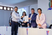 Na terça-feira, 9, foi realizada as cerimônias de posse e recondução de cargo dos chefes de departamento e coordenadores de curso dos Centros de Ciências Sociais e Educação (CCSE), Centro de Ciências Biológicas e da Saúde (CCBS) e Centro de Ciências Naturais e Tecnologia (CCNT).