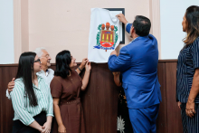 APOSIÇÃO DO QUADRO DO REITOR CLAY